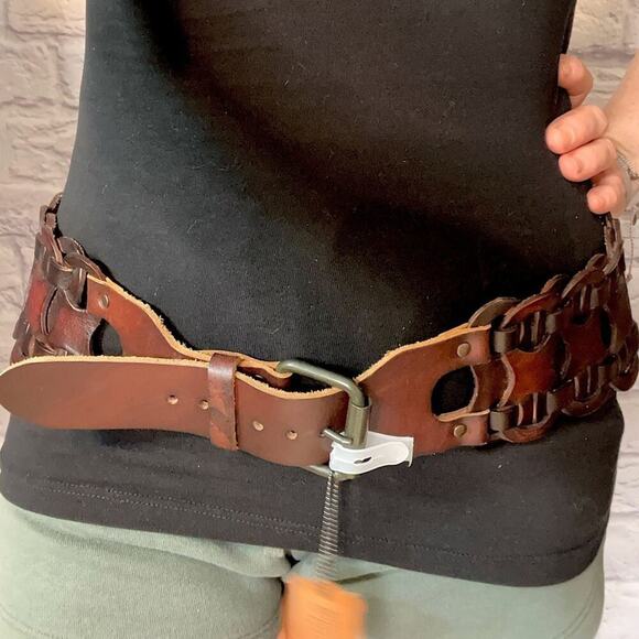 NWT Deadstock Mossimo leather gladiator link belt - Picture 7 of 7